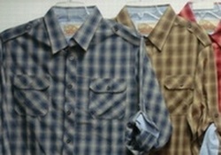 Straight Faded Buffalo Flannel Shirt